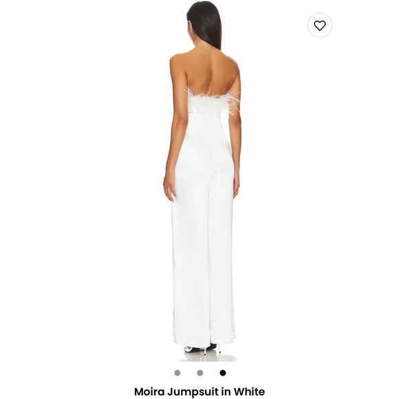 Revolve Lovers + Friends size M white jumpsuit Moira - Picture 3 of 3